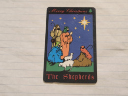 SINGAPORE-(92SIGB-b)-THE SHEPHERDS-(252)($5)(92SIGB-208874)-(tirage-?)()-used Card+1card Prepiad Free - Singapour