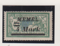 Memel Michel-nr. 91 * - Other & Unclassified