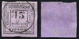 Colonie Française, Guadeloupe Taxe N°8 Oblitéré, Qualité TB- - Postage Due