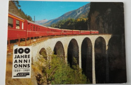 100 Jahre Rätische Bahn, 1889-1989, Schweiz - Bergün/Bravuogn