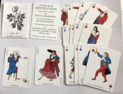 Beau Jeu De 54 Cartes - La Révolution Française - Grimaud 1988 - Silvia Maddonni - 54 Cartas