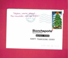 Lettre De 2011 Pour La France - YT N° 990 - Noël - Sapin - Storia Postale