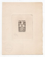 !!! EPREUVE D'ARTISTE MARTYRS DU LYCEE BUFFON N°1198 SIGNEE PAR LE GRAVEUR - Artist Proofs