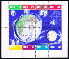 ALLEMAGNE DEMOCRATIQUE DDR, Mi Kb 926/33, 1962  Petit Pli De Coin, Espace ** MNH (8B817) - 1950-1970