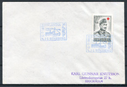 1956 Finland "Finlandia '56" RUNEBERG Steamship Cover  - Cartas & Documentos