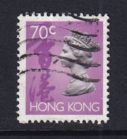 Hong Kong: 1992   QE II    SG705      70c       Used - Usati