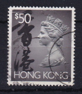 Hong Kong: 1992   QE II    SG717      $50       Used - Usati