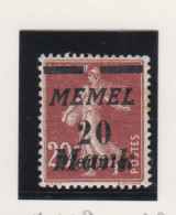 Memel Michel-nr. 109 * - Andere & Zonder Classificatie