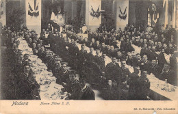 Delcampe - 25375 " MODENA-MENSA ALLIEVI S.M.  " ANIMATA-VERA FOTO-CART. NON SPED. - Barracks