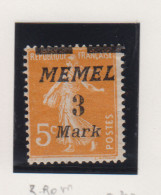 Memel Michel-nr. 110 Zonder Gom - Other & Unclassified