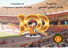 2019- Tunisie- Centenaire De L'Esperance Sportive De Tunis- Football- Carte Postal - Beroemde Teams