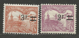 NOUVELLE CALEDONIE Taxe N° 24 Et 25 NEUF* TRACE DE CHARNIERE Voir Description / Hinge / MH / Cote 26€ - Segnatasse