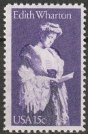 USA 1980 Mi-Nr.1439 ** Postfrisch 10 Jahre Edith Wharton ( U 80) Günstige Versandkosten - Unused Stamps