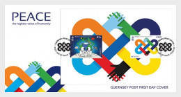 Europa 2023 - Guernesey Guernsey - Paix Peace Frieden - FDC Feuillet 2 Europa - 2023