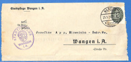 Allemagne Reich 1929 - Lettre De Wangen - G27445 - Brieven En Documenten