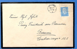 Allemagne Reich 1931 - Lettre De Bremen - Perfin - G27437 - Briefe U. Dokumente