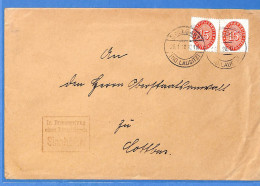 Allemagne Reich 1928 - Lettre De Saalgast - G27413 - Brieven En Documenten