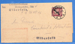 Allemagne Reich 1926 - Lettre Par Avion De Elberfeld - G27408 - Covers & Documents