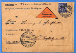 Allemagne Reich 1925 - Lettre De Waldheim - G27405 - Covers & Documents