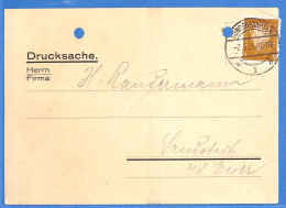 Allemagne Reich 1931 - Carte Postale De Sondershausen - Perfin - G27388 - Cartas & Documentos