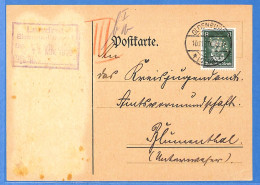 Allemagne Reich 1930 - Carte Postale De Oldenburg - Perfin - G27393 - Brieven En Documenten