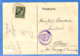 Allemagne Reich 1927 - Carte Postale De Kaufbeuren - G27383 - Storia Postale
