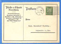 Allemagne Reich 1926 - Carte Postale De Braunschweig - Perfin - G27385 - Lettres & Documents