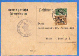 Allemagne Reich 1927 - Carte Postale De Flensburg - G27378 - Cartas & Documentos