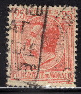 Monaco 1924 Single Stamp Prince Louis II In Fine Used - Oblitérés