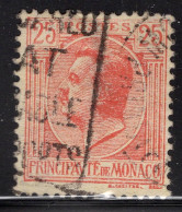 Monaco 1924 Single Stamp Prince Louis II In Fine Used - Gebraucht