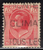 Monaco 1924 Single Stamp Prince Louis II In Fine Used - Gebraucht