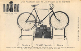 CPA 63  CLERMONT FERRAND CYCLE FAVOR BICYCLETTE FAVOR SPECIALE COURSE  1912  Voir Verso - Clermont Ferrand