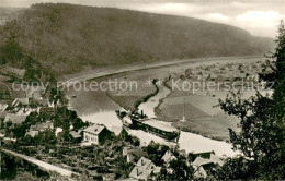 73762496 Ruehle Oberweser Teilansicht M. Breitenstein Weser Ruehle Oberweser - Bodenwerder