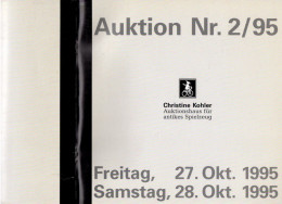 Livre, Auktion Nr 2/95, Auktionshaus Fur Antikes Spielzeug, 1995 - Kataloge