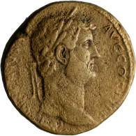 Hadrian (117 - 138): Æ-Sesterz, 23,75 G; Schöne Flußpatina, Sehr Schön. - Die Antoninische Dynastie (96 / 192)