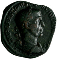 Traianus Decius (249 - 251): Æ-Sesterz, 15,59 G; Kampmann 79.35, Dunkelbraune Pa - La Crisi Militare (235 / 284)