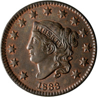 Vereinigte Staaten Von Amerika: 1 Cent 1833, Coronet / Large Cent, KM# 43. Stück - Autres & Non Classés