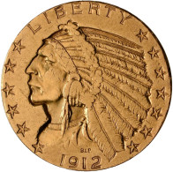 Vereinigte Staaten Von Amerika - Anlagegold: 5 Dollars 1912 S (Half Eagle - Indi - Other & Unclassified