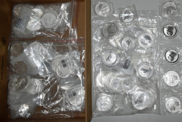 Alle Welt: Silberanleger Aufgepasst: Lot 64 X 1 OZ Silber Anlage Münzen 2020 - 2 - Collections & Lots
