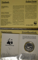 Alle Welt: 25 Jahre WWF: 15 X Internationale Silbermünzen 1986+1987, Dabei Auch - Collections & Lots