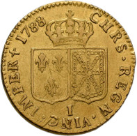 Frankreich: Louis XVI. 1774-1793: Louis D'or 1788 I - Limoges. Kopf Nach Links, - Other & Unclassified