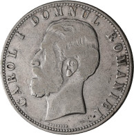 Rumänien: Carol I. 1866-1881-1914: 5 Lei 1880 B. KM# 12, Fast Sehr Schön. - Romania