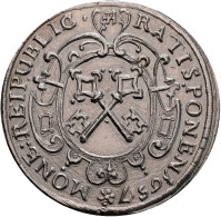 Altdeutschland Und RDR Bis 1800: Regensburg: ½ Taler 1657 (1/2 Reichstaler, Jahr - Sonstige & Ohne Zuordnung