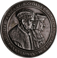 Haus Habsburg: Ferdinand I. 1521-1564: Zeitgenössische Silbergussmedaille 1531, - Altri – Europa