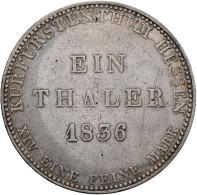 Hessen-Kassel: Wilhelm II. Mit Friedrich Wilhelm 1831-1847: Taler 1836. AKS 46, - Andere & Zonder Classificatie