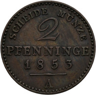 Preußen: Friedrich Wilhelm IV. 1840-1861: 4 Pfennige 1856 (AKS 89) Plus 2 Pfenni - Other & Unclassified