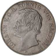 Sachsen: Johann 1854-1873: Taler 1858 (Vereinstaler). AKS 132, Jaeger 107. Sehr - Sonstige & Ohne Zuordnung