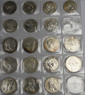 Umlaufmünzen 2 Mark Bis 5 Mark: Münzblatt Mit 7 X 3 Mark Und 11 X 5 Mark Aus Dem - Taler Et Doppeltaler