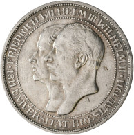 Preußen: Wilhelm II. 1888-1918: 3 Mark 1911 A, Universität Breslau, Jaeger 108, - Taler & Doppeltaler