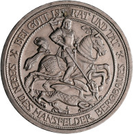 Preußen: Wilhelm II. 1888-1918: 3 Mark 1915 A, Mansfelder Bergbau, Jaeger 115. S - Taler Et Doppeltaler